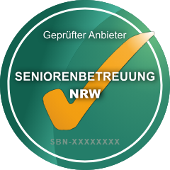 Siegel „Geprüfter Anbieter – Seniorenbetreuung NRW“